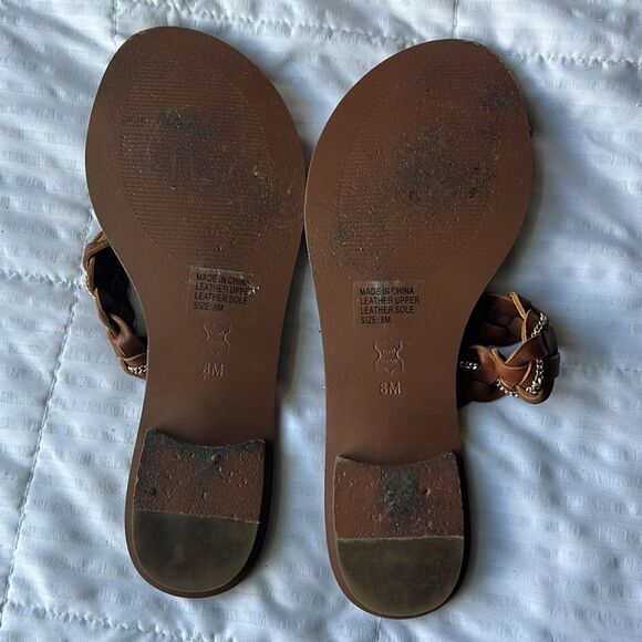 MICHAEL Michael Kors Brown Braided Sandals - Picture 5 of 6